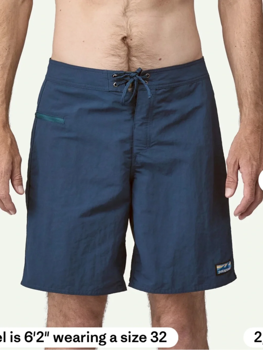 Patagonia® Men’s Wavefarer® Boardshorts 19'' Style #86622 Swim Trunks Blue Sz 33